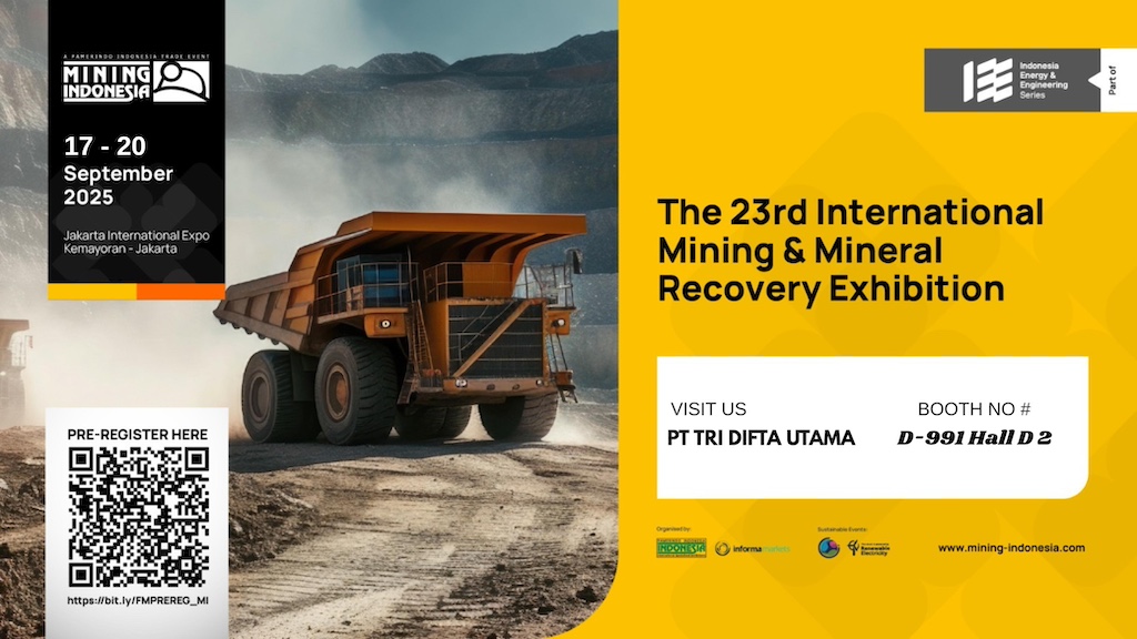 TDU Mining Indonesia 2025 Exhibition Poster
