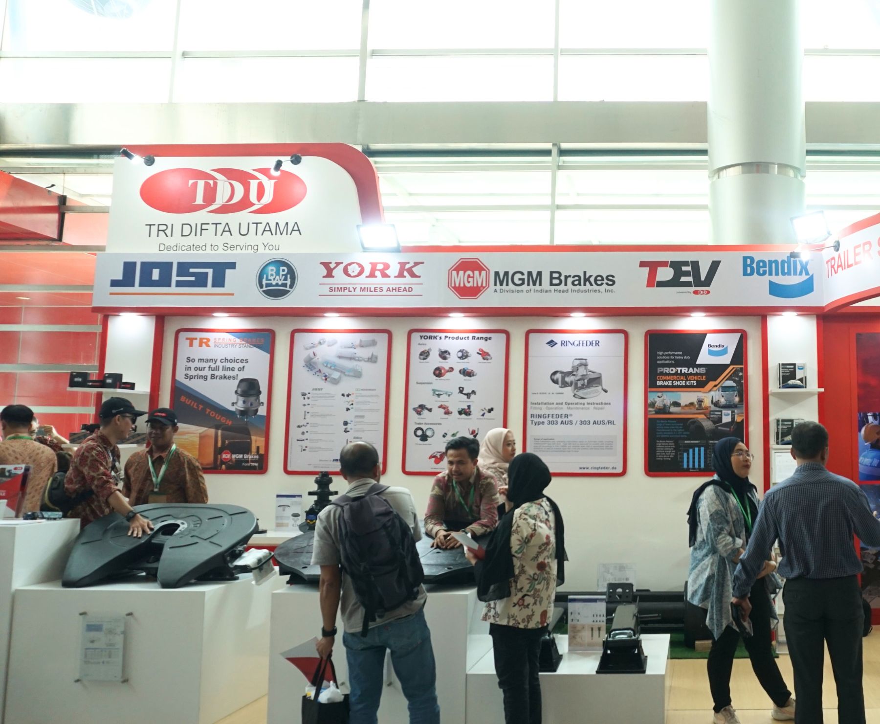 Booth TDU di Pameran Mining Indonesia