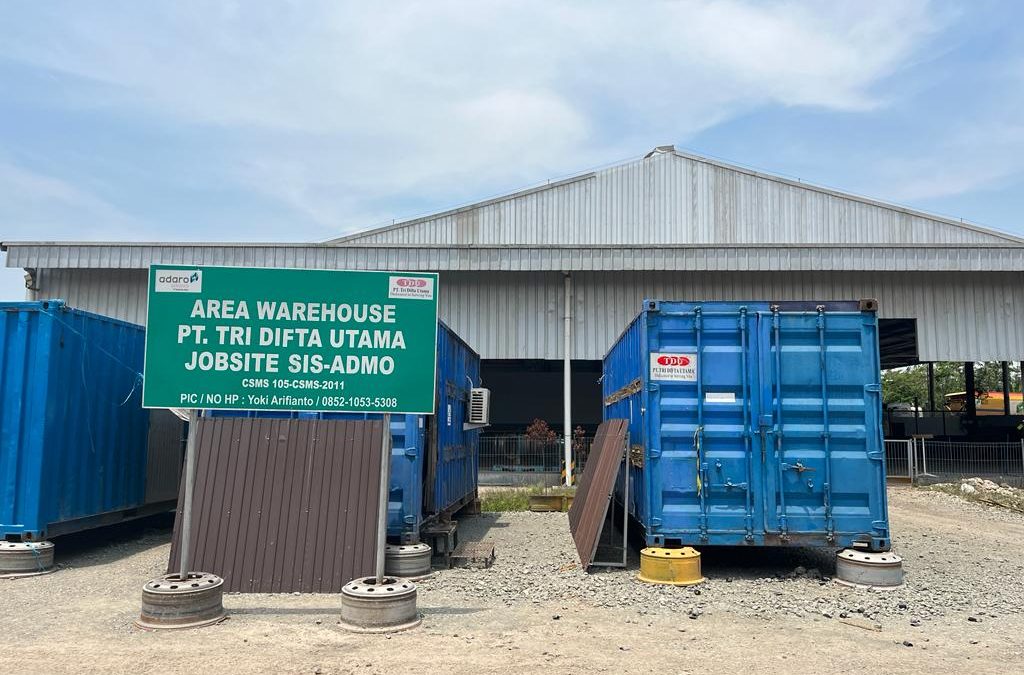 area gudang spare part TDU