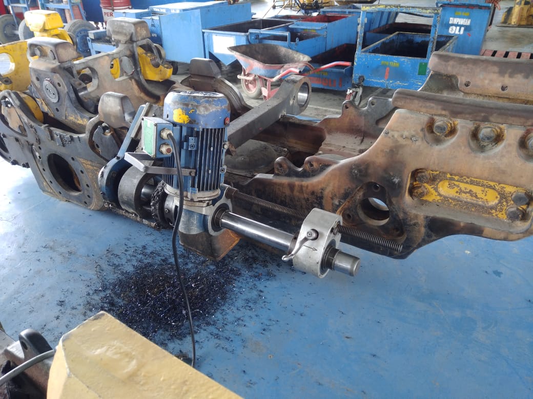 proses inspeksi spare part alat berat