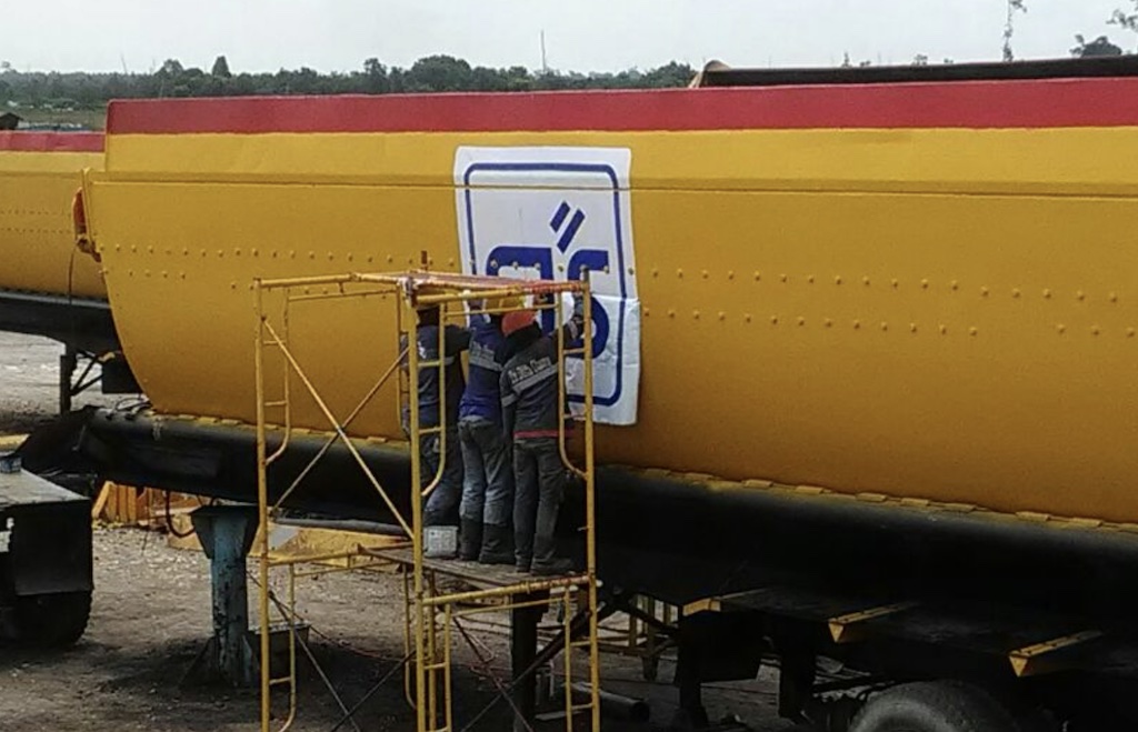 Painting Process of Trailer unit