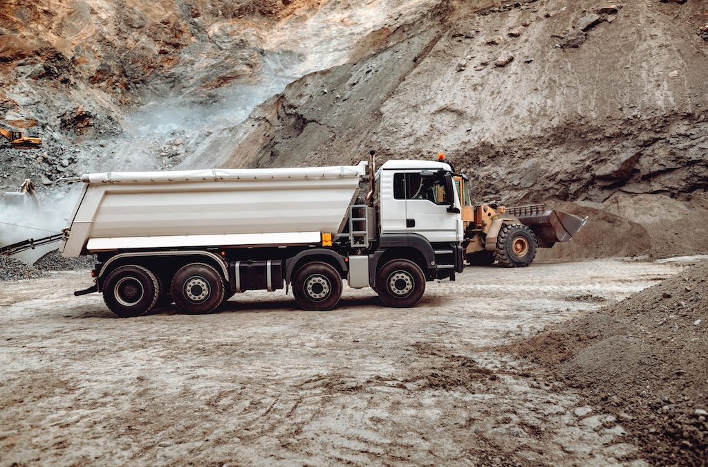 industrial dumper truck