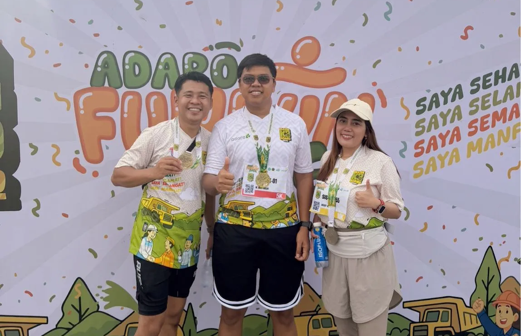 TDU Adaro Site participates in the 2026 Occupational Health and Safety Month Fun Run as a commitment to supporting a culture of safety and work collaboration (Photo by: TDU)
