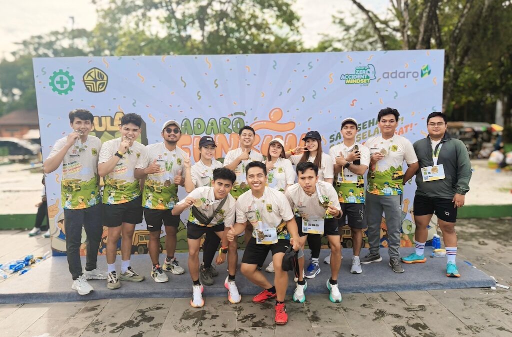 TDU Site Adaro ikuti Fun Run bulan K3 2026 (Photo by: TDU)